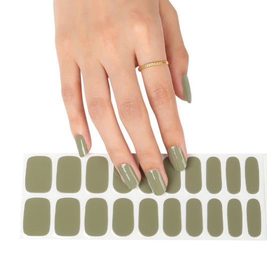Clear Jelly Stamper Gel-ly Wraps - Green (028)