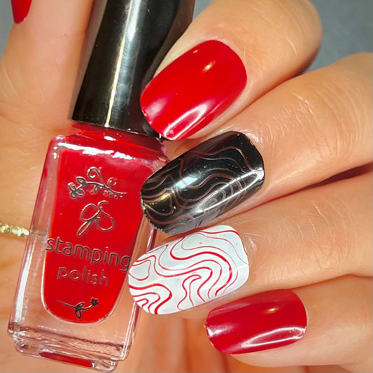 #9 REDy for Anything - Nail Art Stamping Color (5 Free Formula)