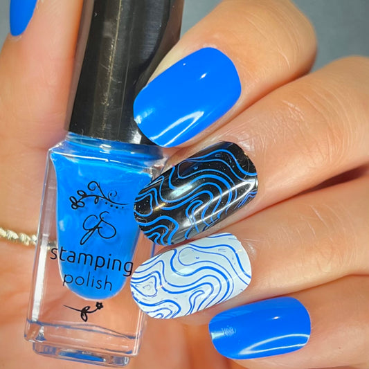 #10 Gotta Be Blue - Nail Art Stamping Polish Color