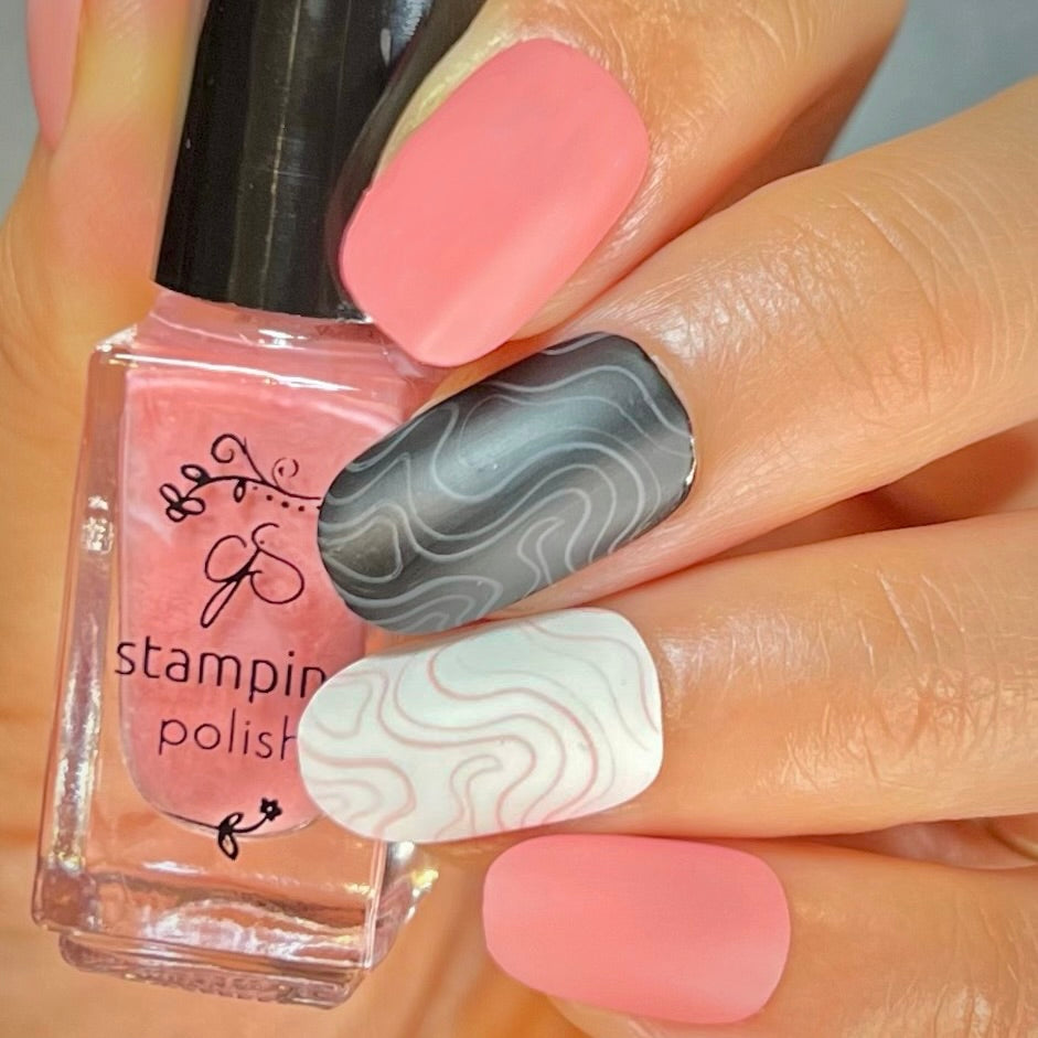 #130 - Berry Slushy (Sheer) - Nail Art Stamping Color (5 Free Formula)