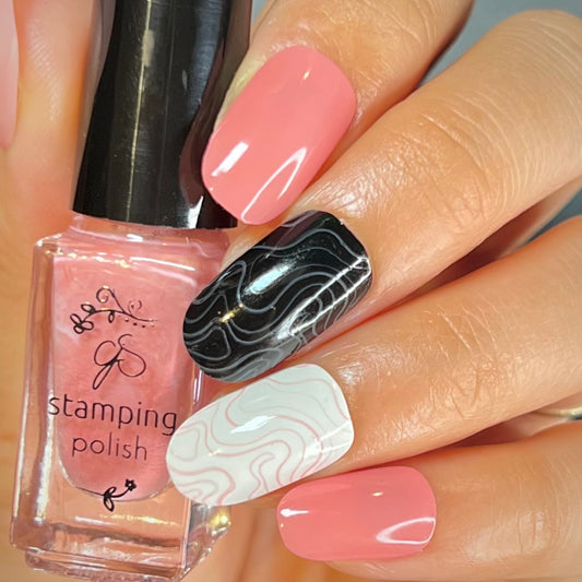 #130 - Berry Slushy (Sheer) - Nail Art Stamping Color (5 Free Formula)