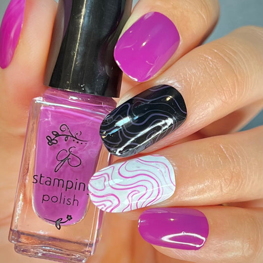 #131 - Pickled Beet (Sheer) - Nail Art Stamping Color (5 Free Formula)