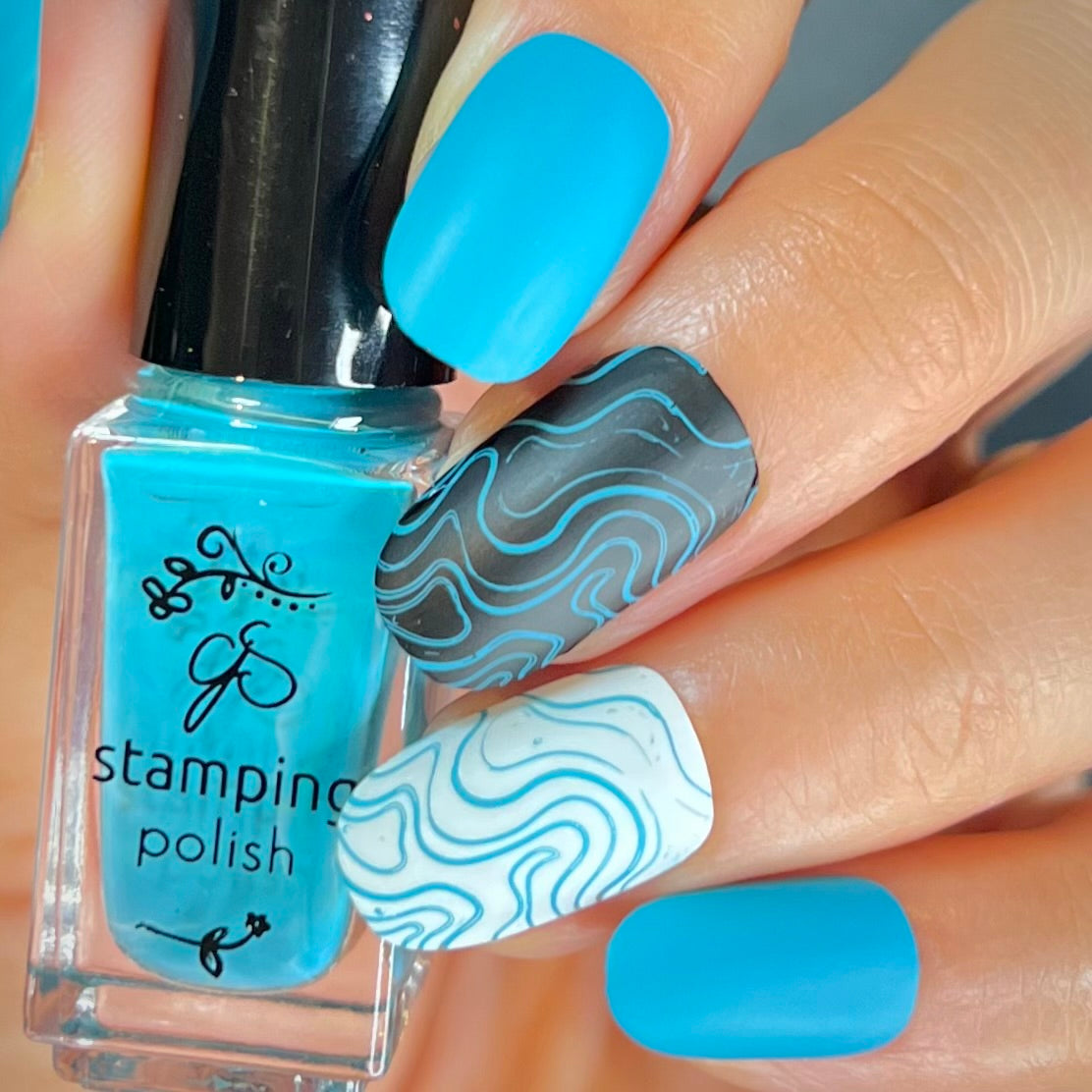 #134 - Teal-tally Crazy For You - Nail Art Stamping Color (5 Free Formula)