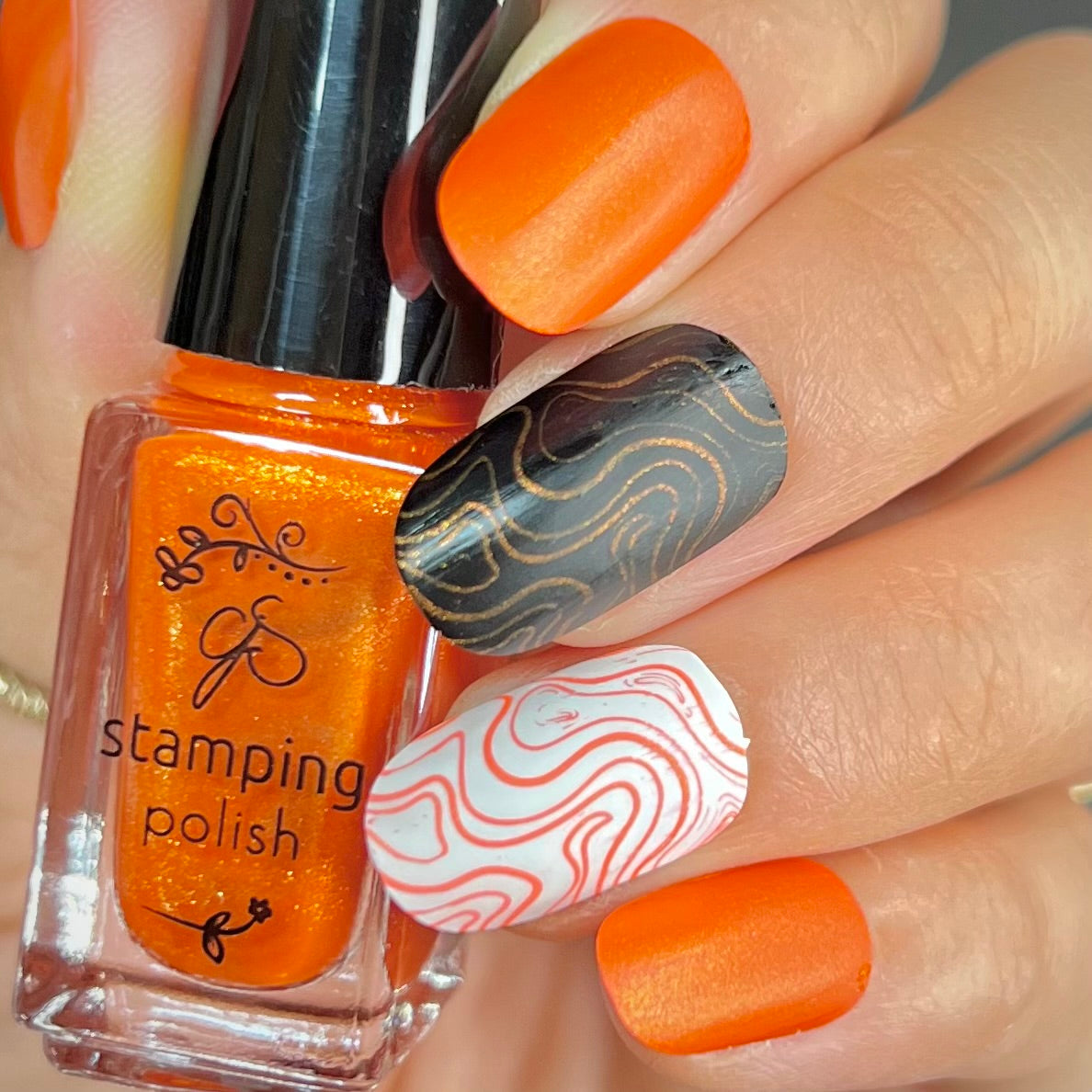 #150 Goldfish - Nail Art Stamping Color (5 Free Formula)