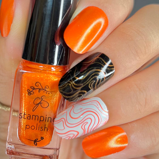 #150 Goldfish - Nail Art Stamping Color (5 Free Formula)