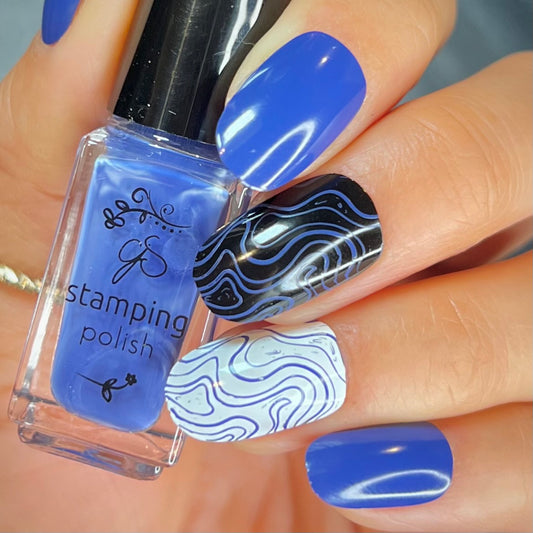 #152 Sea Holly - Nail Art Stamping Color (5 Free Formula)