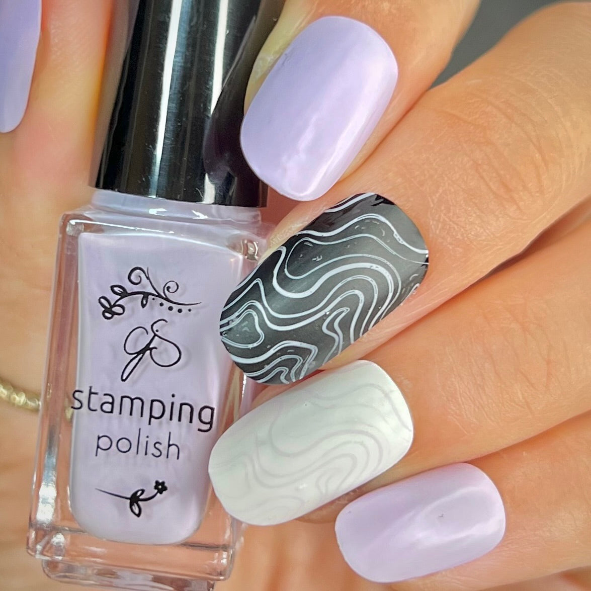 #155 Baby's-Breath - Nail Art Stamping Color (5 Free Formula)