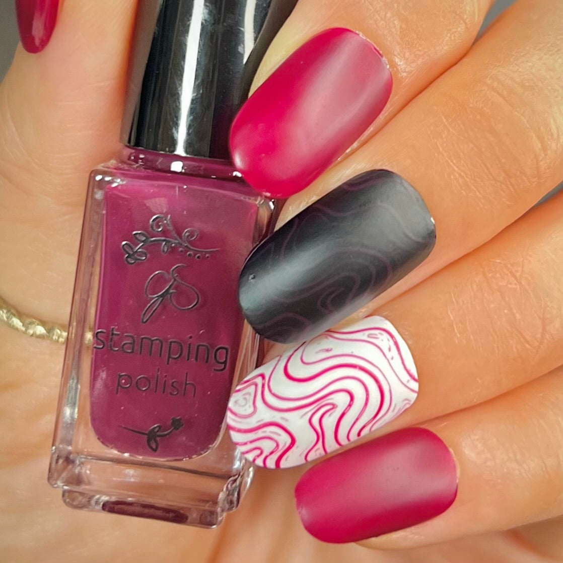 #161 Boysenberry - Nail Art Stamping Color (5 Free Formula)