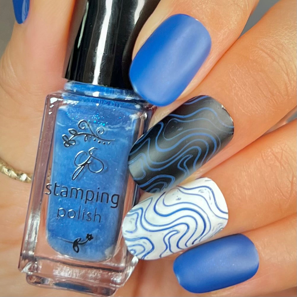 #165 Ruffle My Feathers - Nail Art tamping Color (5 Free Formula)