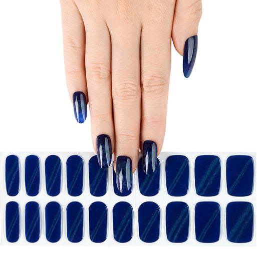 Clear Jelly Stamper Gel-ly Wraps - Dark Blue Cat-Eye (167)