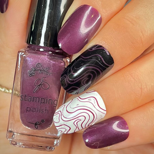 #168 Purple Passion - Nail Art Stamping Color (5 Free Formula)