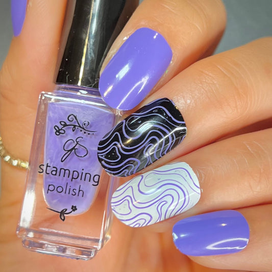 #17 Lynnie Loves Lavender - Nail Art Stamping Color (5 Free Formula)