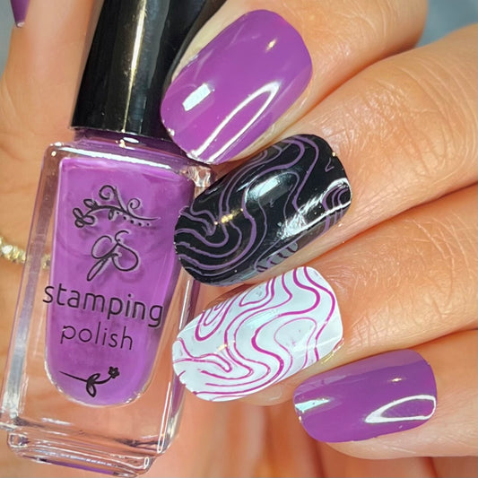 #170 Amethyst - Nail Art Stamping Color (5 Free Formula)