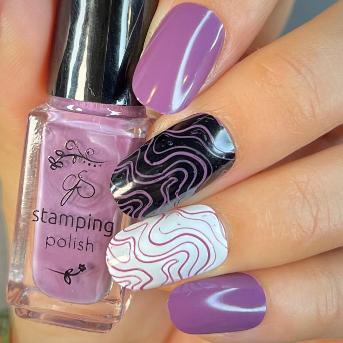 #171 Muted Plum - Nail Art Stamping Color (5 Free Formula)