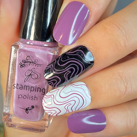 #171 Muted Plum - Nail Art Stamping Color (5 Free Formula)