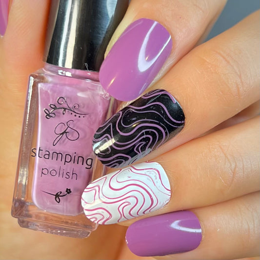 #172 Mauvelous - Nail Art Stamping Color (5 Free Formula)