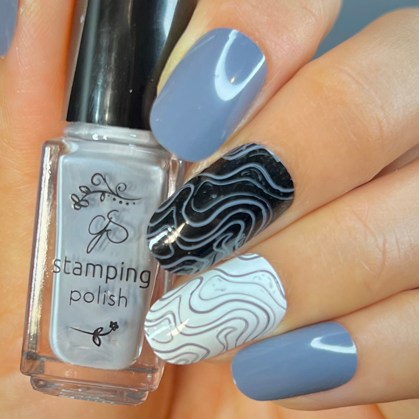 #178 Gunmetal - Nail Art Stamping Color (5 Free Formula)