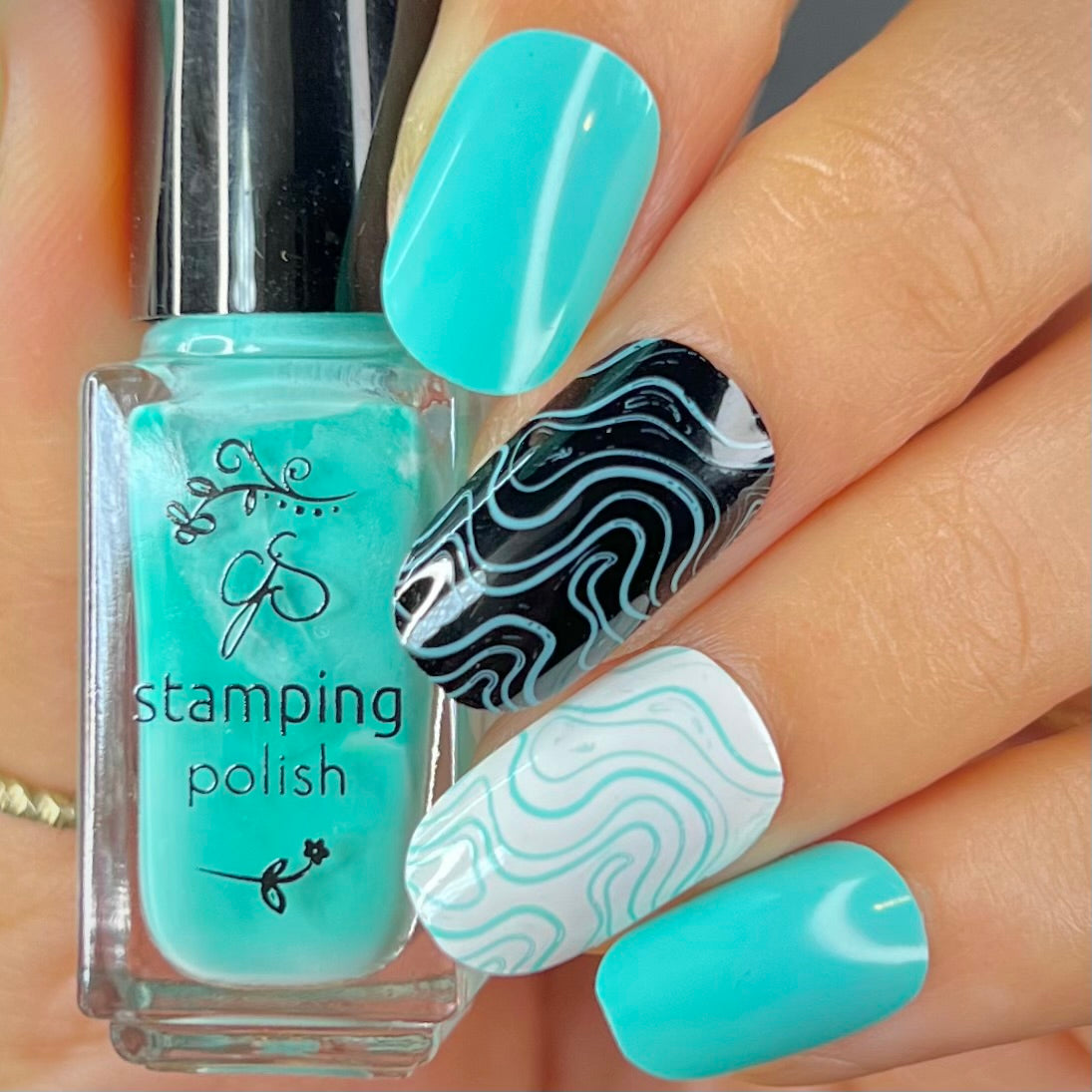 #188 - Caribbean Cocktail - Nail Art Stamping Color (5 Free Formula)