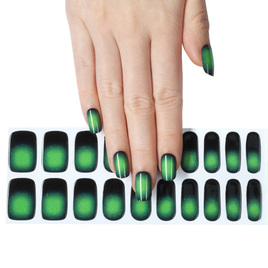 Clear Jelly Stamper Gel-ly Wraps - Green & Black Pattern (197)