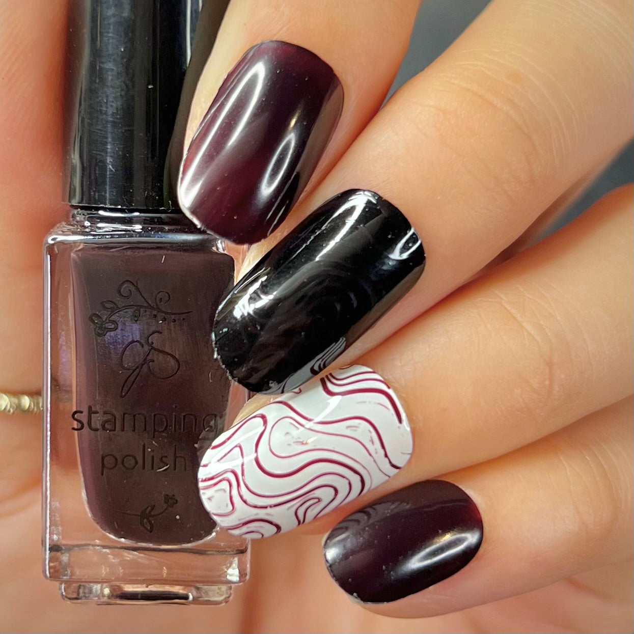 #198 Merlot - Nail Stamping Color (5 Free Formula)