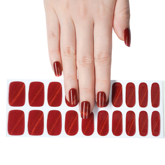 Clear Jelly Stamper Gel-ly Wraps - Red Cat-Eye (208)