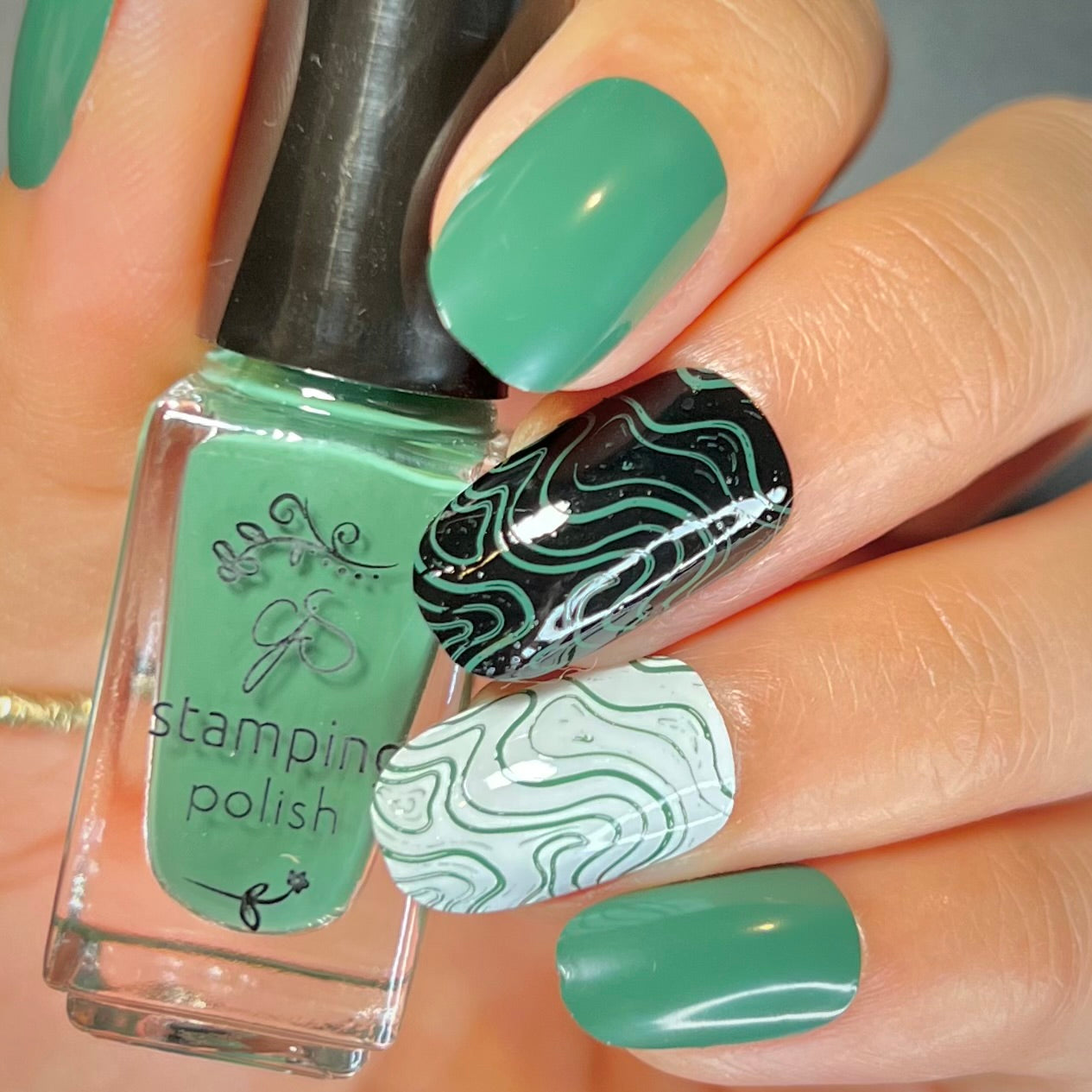 #218 Hunter - Nail Art Stamping Color (5 Free Formula)