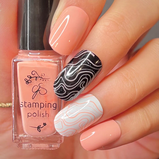 #220 Peaches & Cream - Nail Art Stamping Color (5 Free Formula)