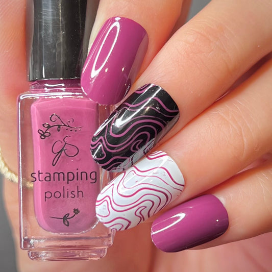 #221 Mulberry Magic - Nail Art Stamping Color (5 Free Formula)