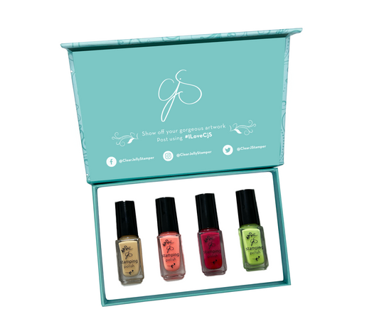 Nail Art Stamping Color Kit - The Bake Shop (4 colors)