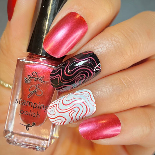 #33 Crimson Crush - Nail Art Stamping Color (5 Free Formula)