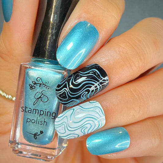 #37 Caribbean Dream - Nail Art Stamping Color (5 Free Formula)