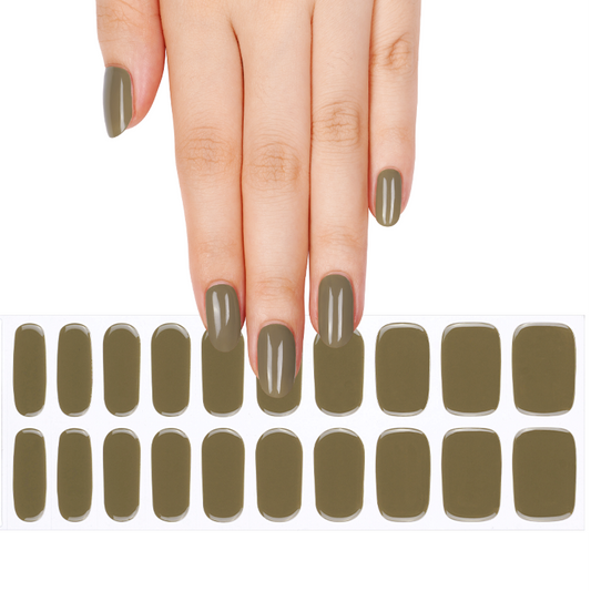 Clear Jelly Stamper Gel-ly Wraps - Army Green (387)