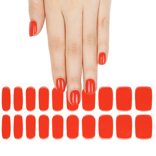 Clear Jelly Stamper Gel-ly Wraps - Dark Orange (394)