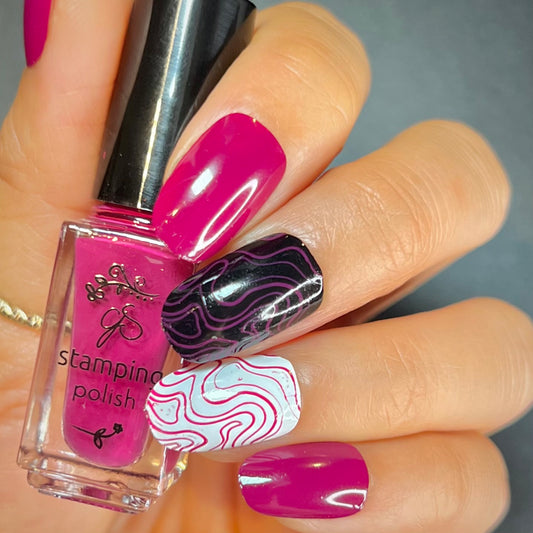 #40 Pass the Pinot - Nail Art Stamping Color (5 Free Formula)