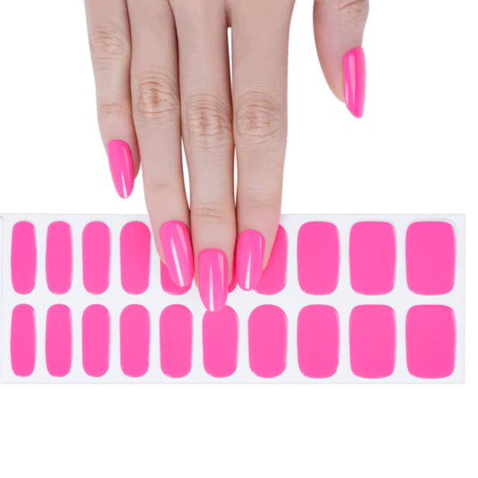 Clear Jelly Stamper Gel-ly Wraps - Hot Pink (084)