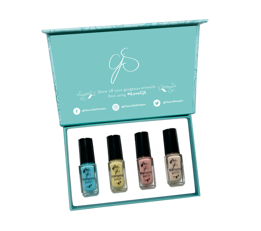 Nail Art Stamping Color Kit - Chickadee (4 colors)