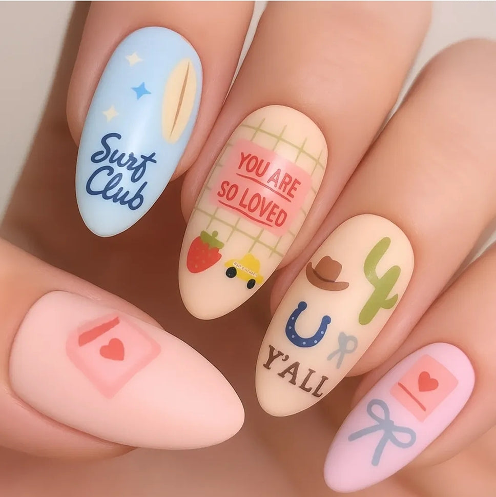 Call Me If You Get Lost (CjS-378) Etched Nail Art Stamping Plate