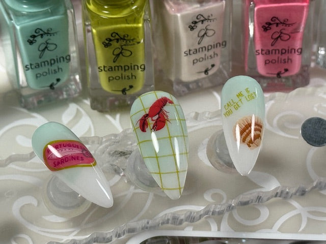 Call Me If You Get Lost (CjS-378) Etched Nail Art Stamping Plate