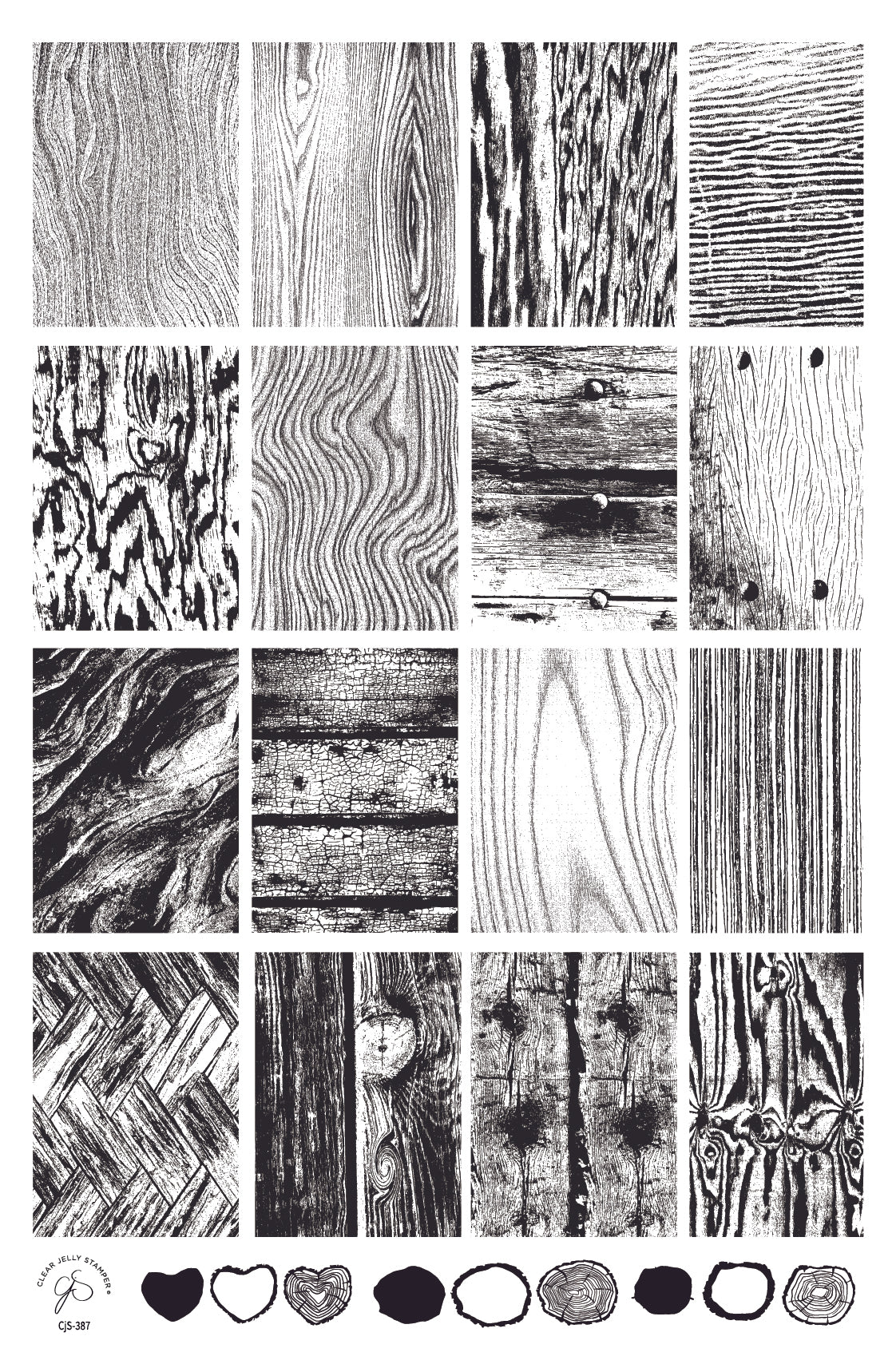Knotty but Nice (CjS-389) Steel Nail Art Layered Stamping Plate