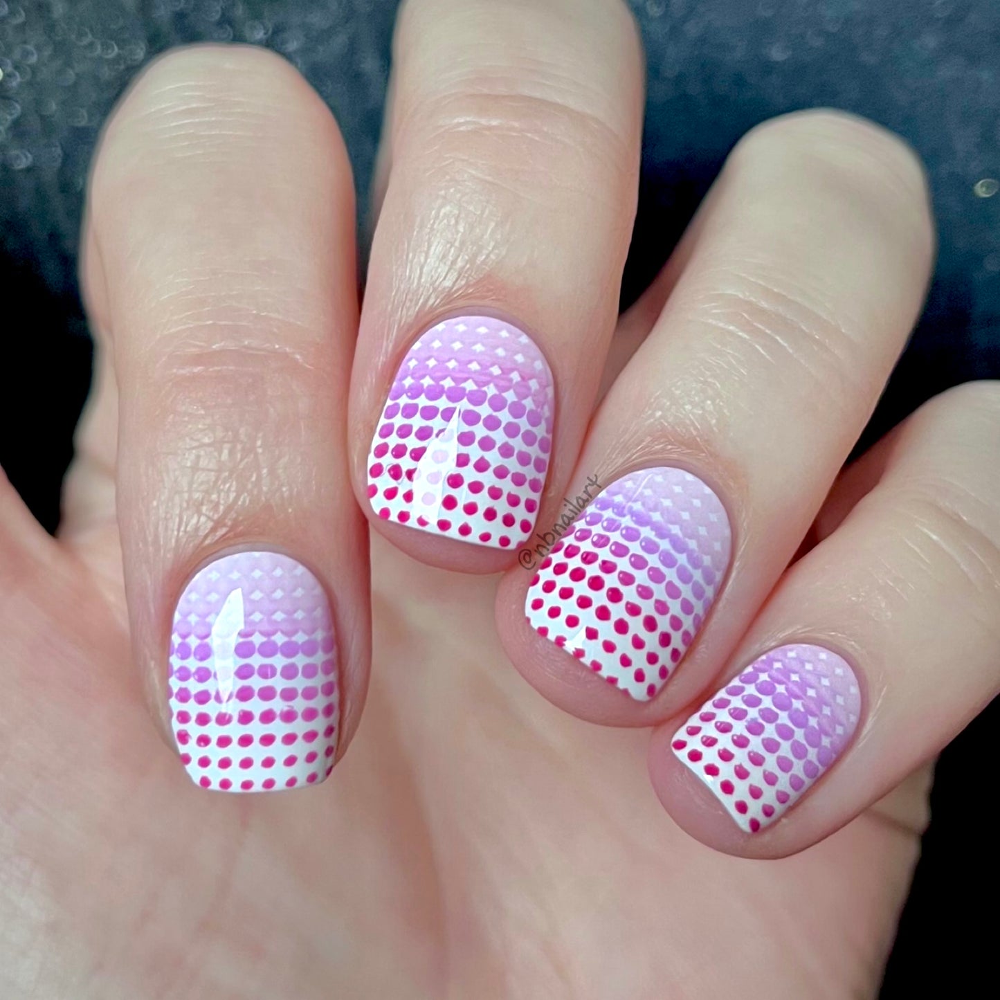 Confetti Chic (CjS-393) Etched Nail Art Stamping Plate