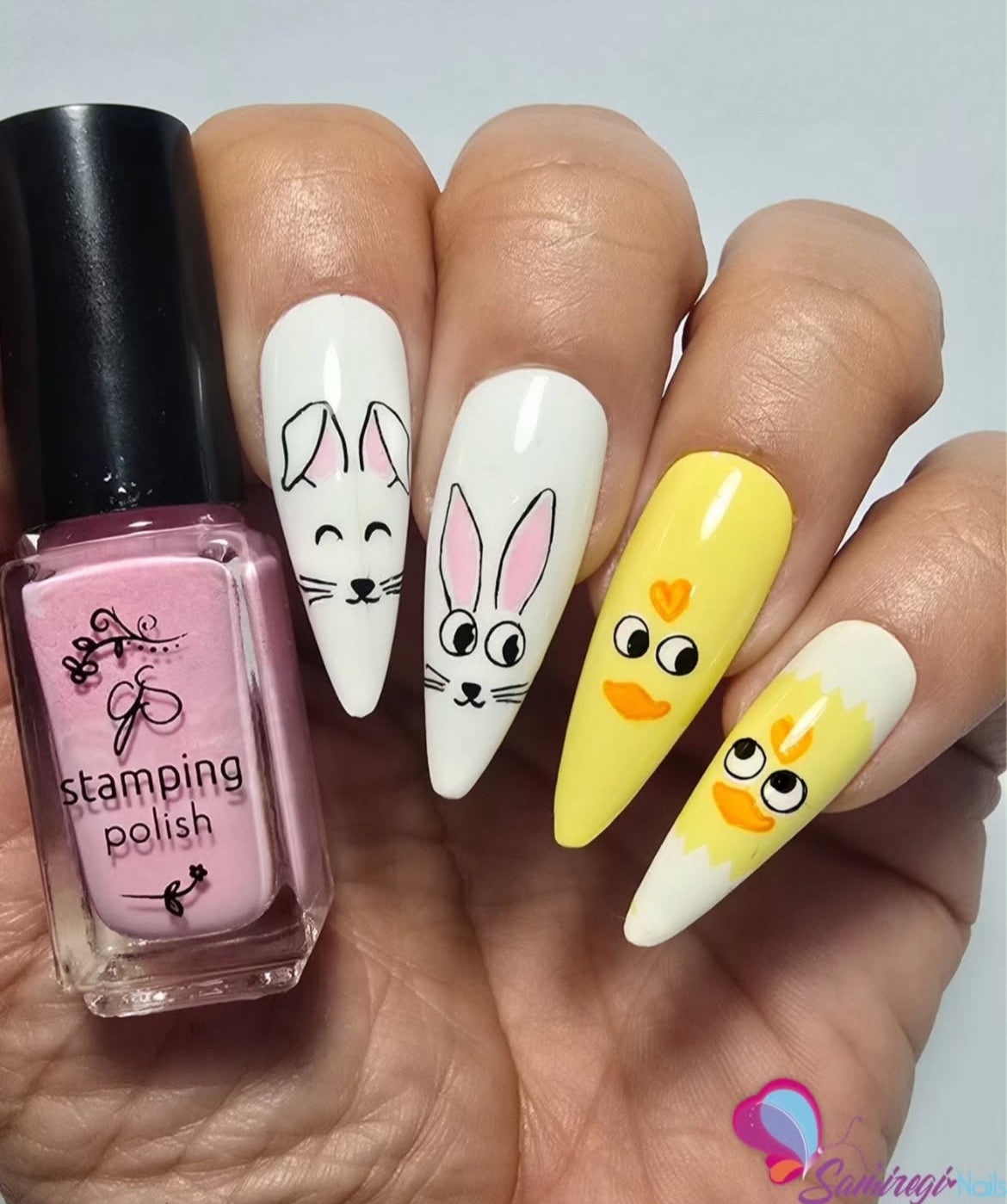 On the Hunt (CjSH-111) Etched Nail Art Stamping Plate