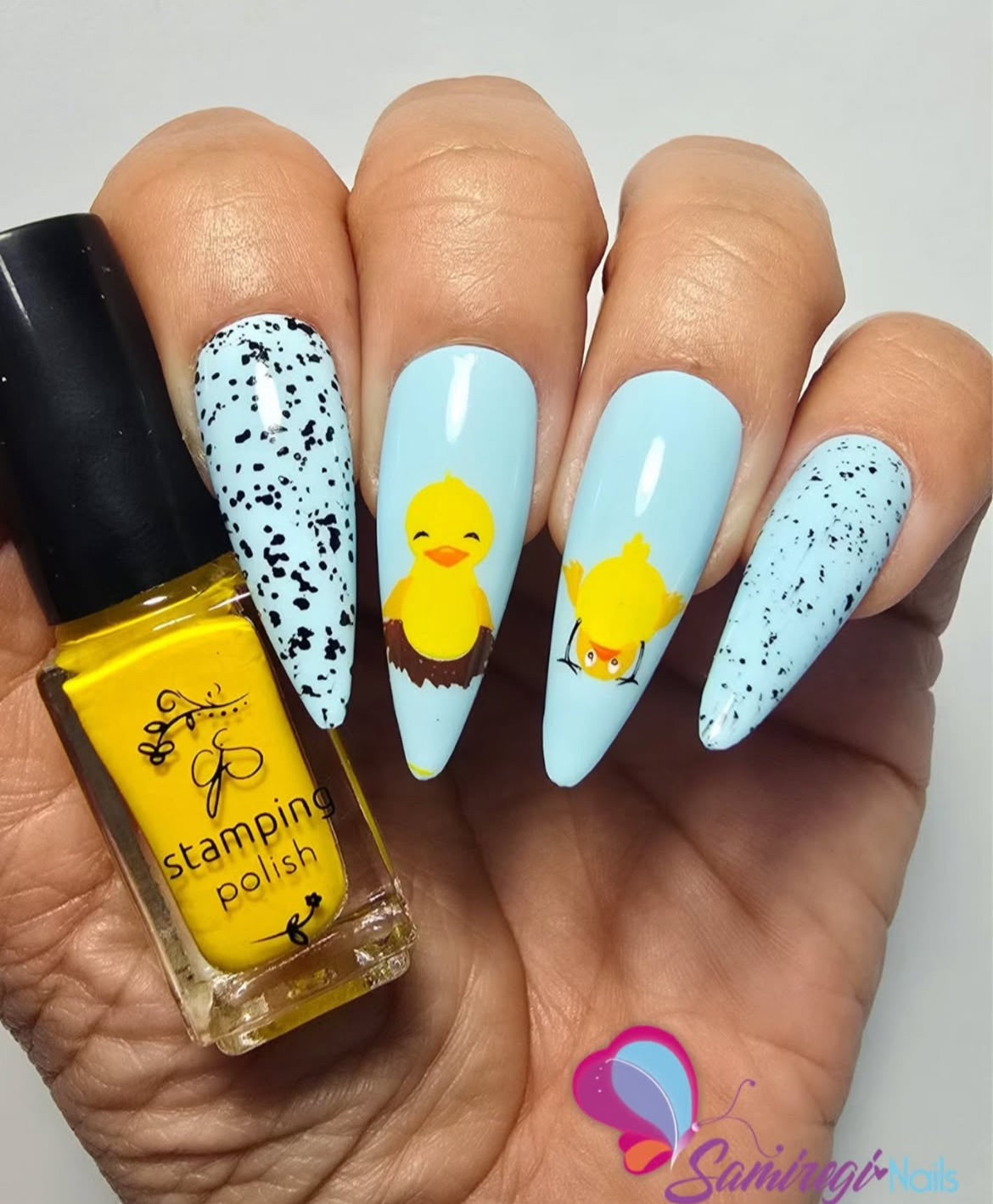 On the Hunt (CjSH-111) Steel Nail Art Layered Stamping Plate