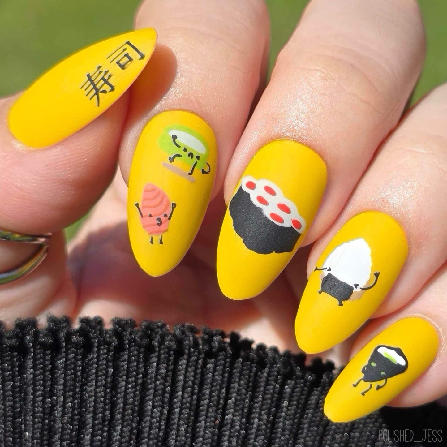 Wok and Roll (CjSLC-71) Etched Nail Art Stamping Plate