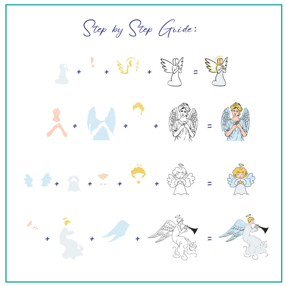 Heavenly Frost (CjSLE-08) Etched Nail Art Stamping Plate