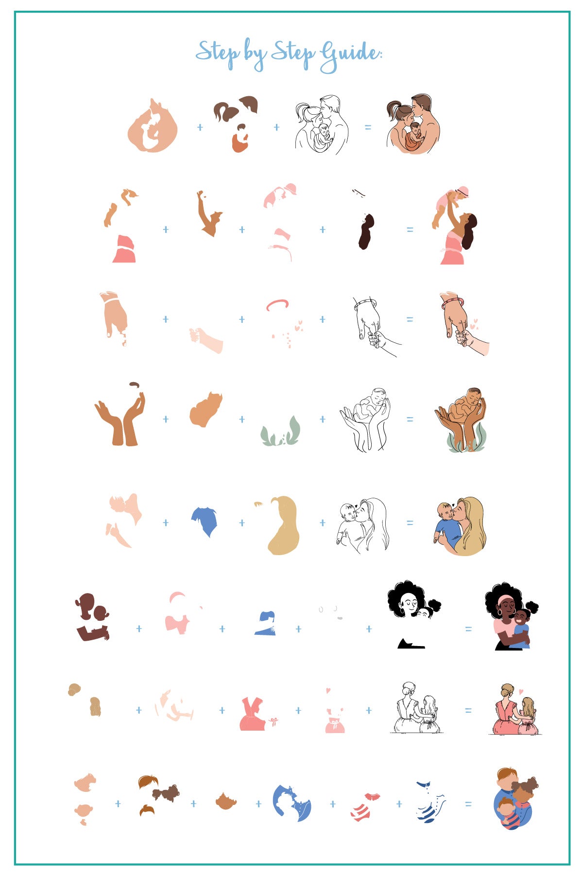 Mom and Dad's Day (CjSH-108) Etched Nail Art Stamping Plate