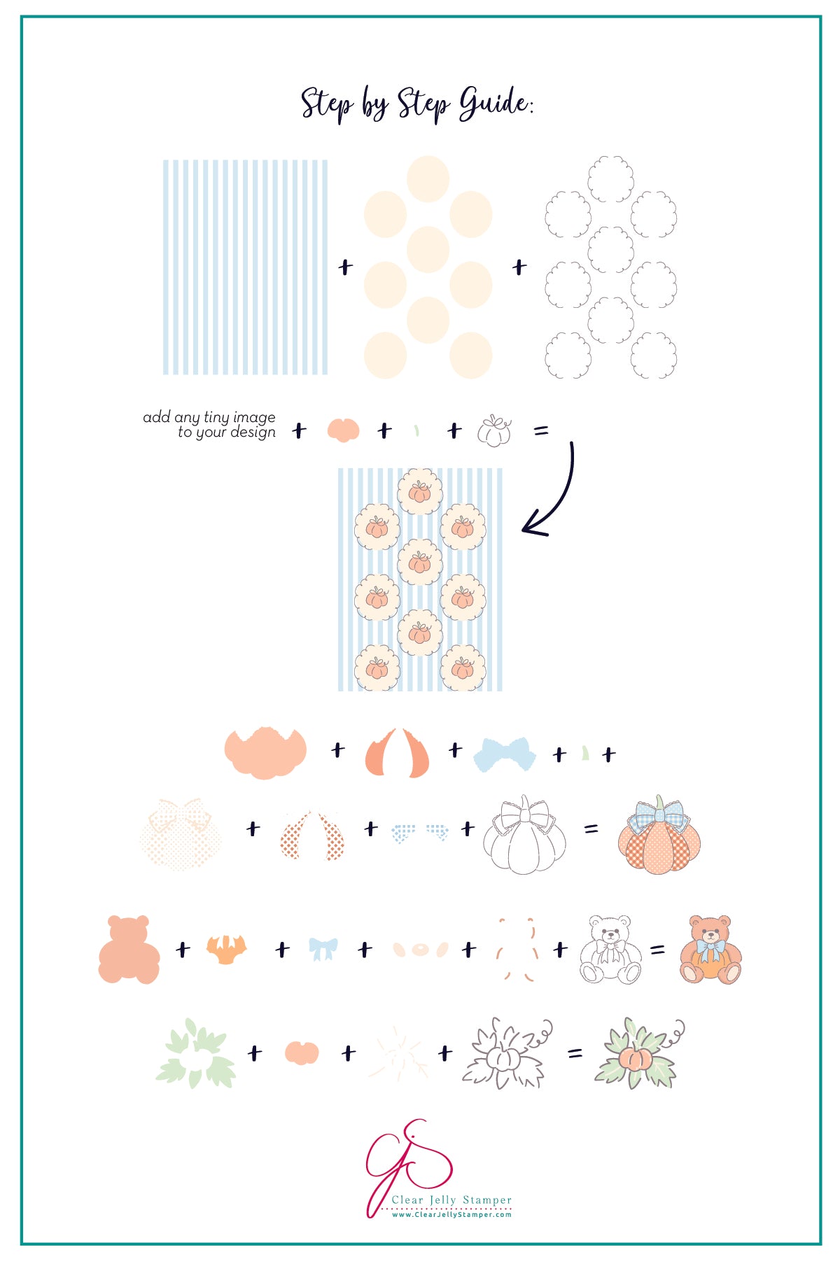 Enchanted Harvest (CjSH-131) Etched Nail Art Stamping Plate