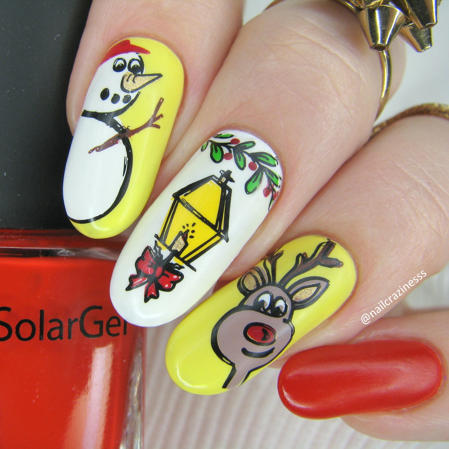 What the Elf? (CjSLC-100) Etched Nail Art Stamping Plate