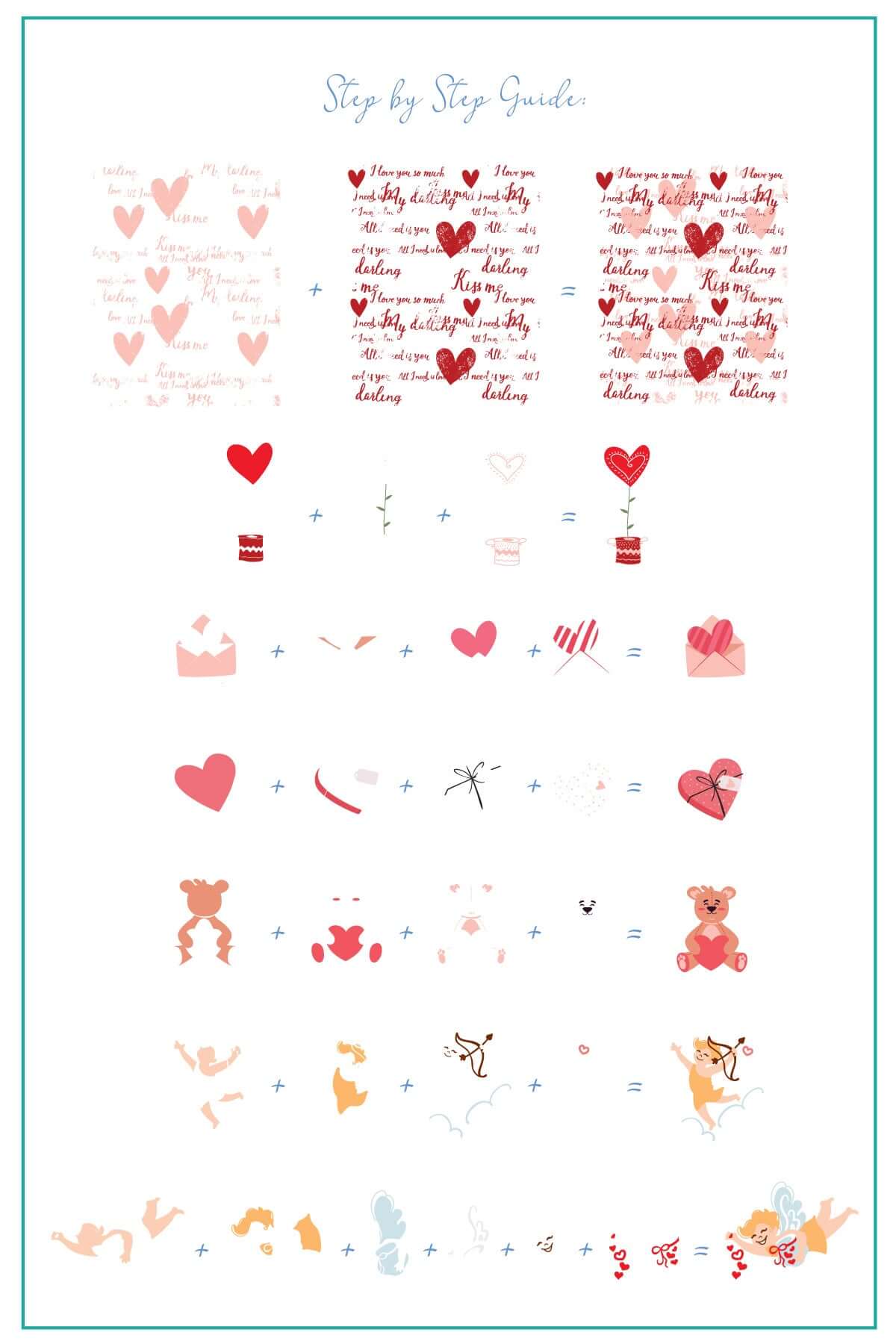 Cupid's Crush - ALL I NEED is You! (CJSLE-09) Etched Nail Art Stamping Plate