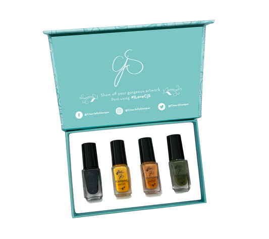 Nail Art Stamping Color Kit - Fall Fever (4 colors)