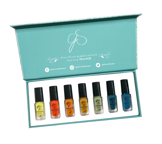 Nail Art Stamping Color Kit - Fall Mix Up (7 Colors)